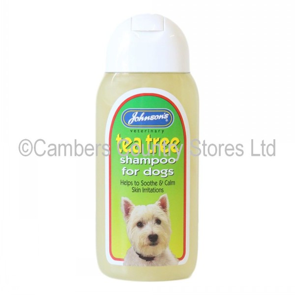 Johnsons Dog Shampoo Tea Tree 200ml Cambers Country Store